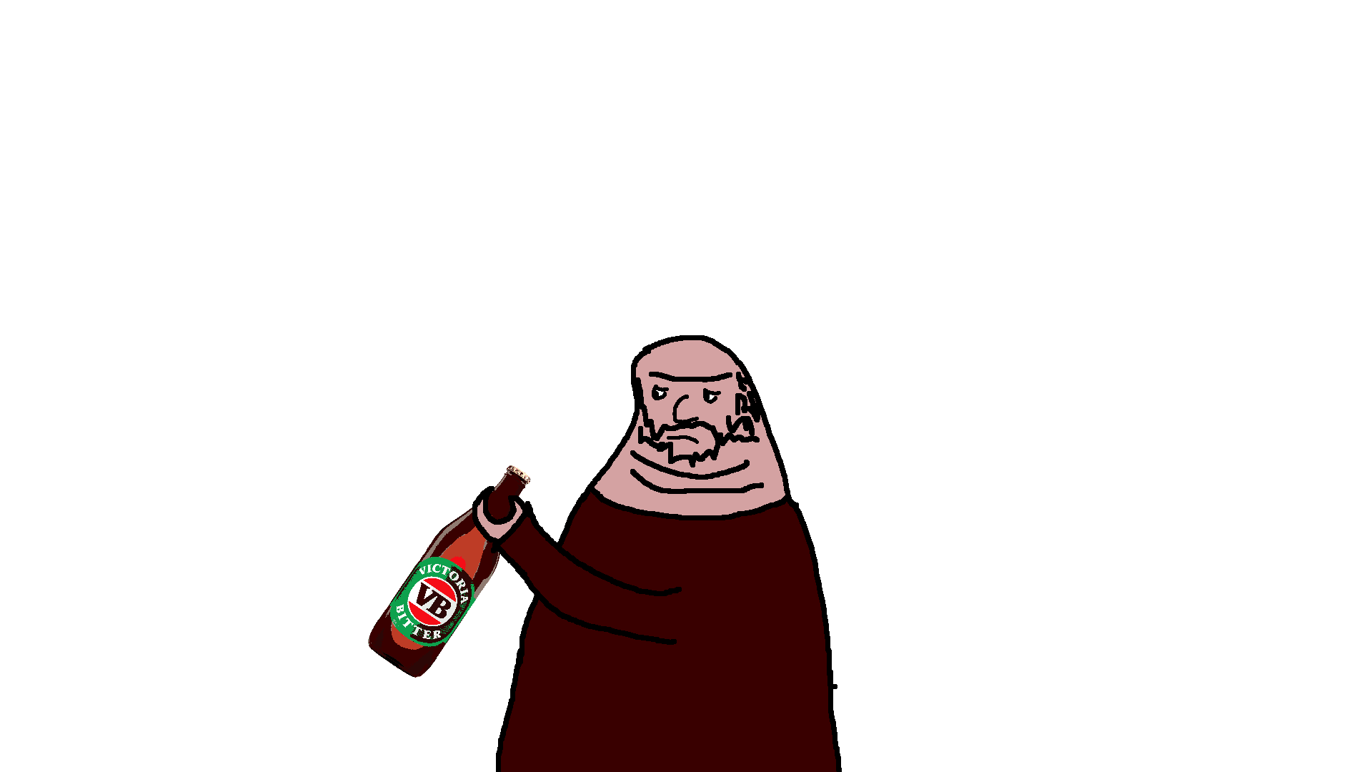animated gif of a boor boozing